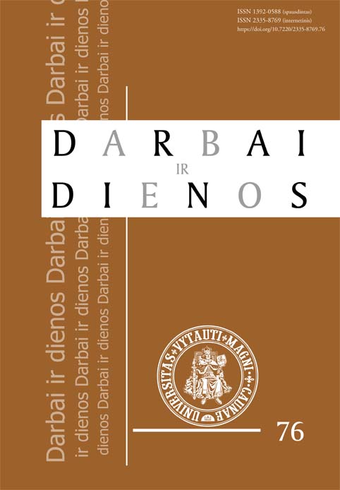Darbai ir dienos / Deeds and Days cover